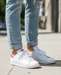 Кросівки жіночі легендарні шкіра adidas stan smithp.38