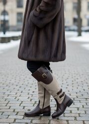 Шикарні натуральні чоботи сапоги Studio, Італія, р.39