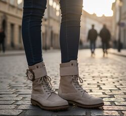 Жіночі черевики, осінні берці, вінтажні ботинки Alp Traum, Італія, р.40