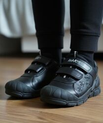 Дитячі туфлі на липучках, спортивні, шкіряні кросівки George, Англія, р.33