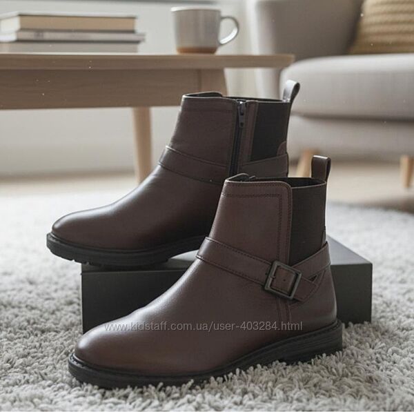 Жіночі черевики челсі 100 шкіра Marks & Spencerm&sр.41,5