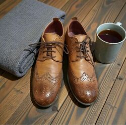 Туфли чоловічі стильні  броги 100 шкіра Next p.42