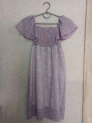 Легкий сарафан модний принт розмір с ix-o