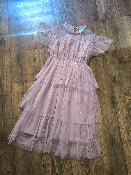 Сукня святкова пудрова р 160
