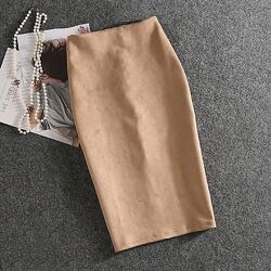 Glorsa jeans замшева спідниця р м