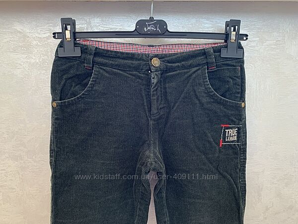 Вельветовые штаны брюки ТМ Bembi Бемби рост 134-140см на х/б подкладке