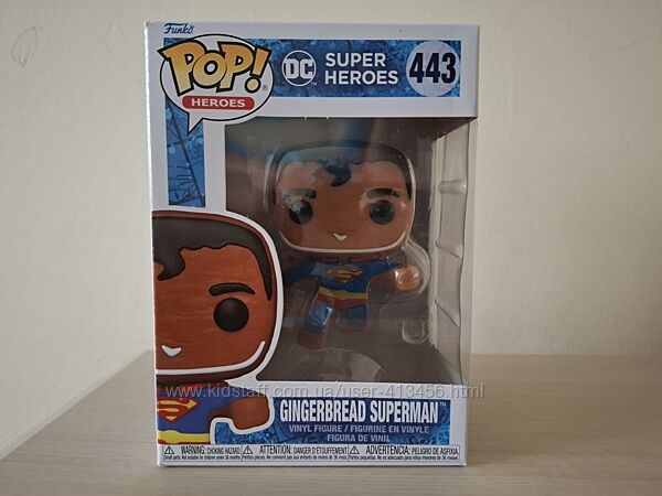 Funko pop 443. Gingerbread Superman. Оригінал