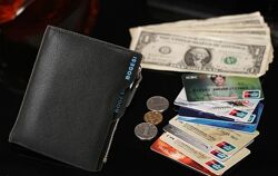 Мужской бумажник портмоне BOGESI с замком