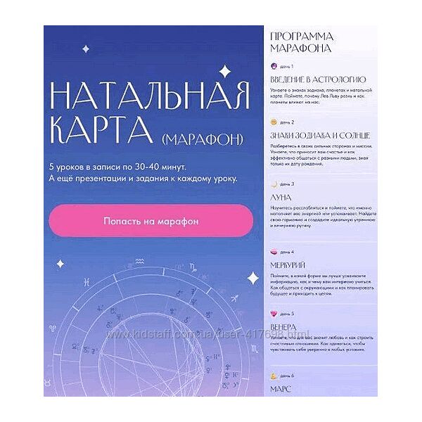 Лиза Васина Марафон Натальная карта 2025