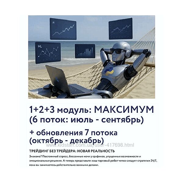 Торговые роботы с нуля. 1-2-3 модуль 6 поток 2025 Арина Веспер