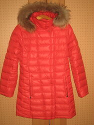 Пуховик Aviva натуральный мех куртка длинная зимняя