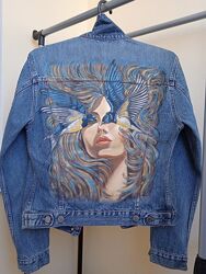 Джинсовка з ручним розписом