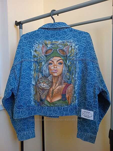 Джинсовка з розписом