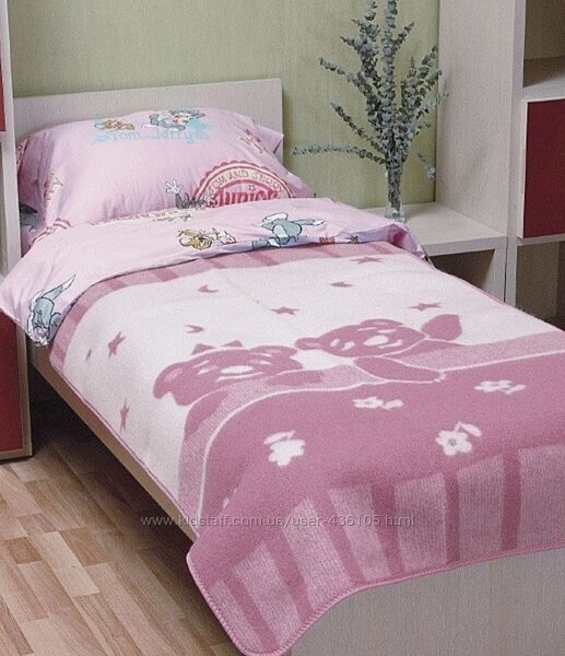 Ковдра дитяча вовняна Люкс Vladi 105143 см 