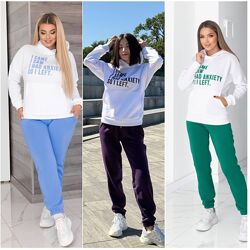 7829// Жіночий теплий спортивний костюм -I came- р. 42-52 