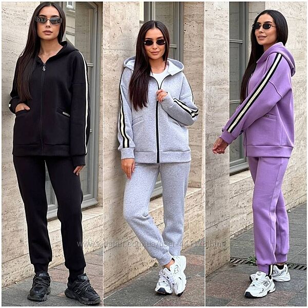 Sale 23048// Теплий спортивний костюм не скочується р. 42-52