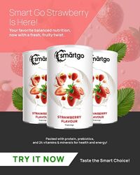 Коктейль для похудения Енерджи Диет Смарт ГО НЛ/NL Smart Go Strawberry
