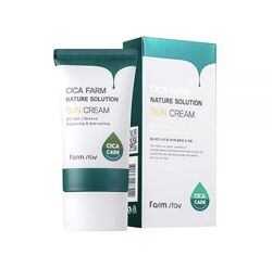 Крем солнцезащитный с центеллой FARMSTAY Cica Farm Nature Solution SPF50