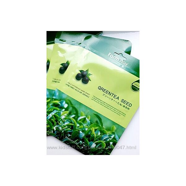 Тканевая маска с экстрактом семян зеленого чая FarmStay Green Tea Seed Mask