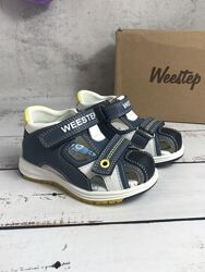 Босоніжки дитячі для хлопчика Weestep Темно-синій 541