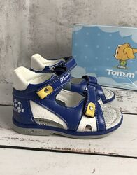 Босоніжки дитячі для хлопчика ТOM. M 24р - 15.5 см Синій 584