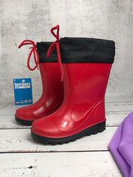 Гумові дитячі чоботи із затяжкою Lemigo Laura Червоний 704