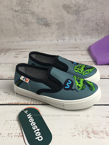 Сліпони дитячі для хлопчика Weestep Зелений 229