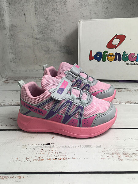 Кросівки дитячі для дівчинки Lafonten 28р - 17 см Рожевий 116