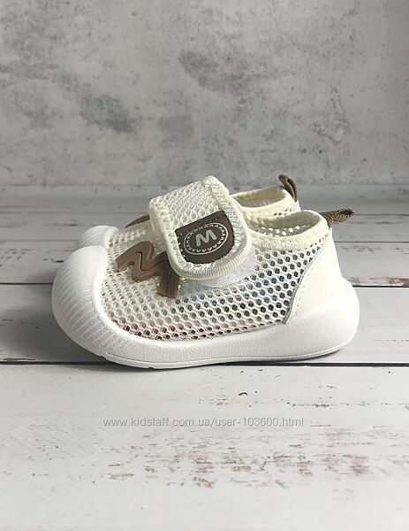 Кросівки сітка дитячі BBT. Kids Бежевий 056