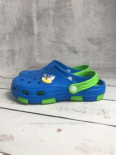 Крокси сабо дитячі для хлопчиків Fogo Синій 138