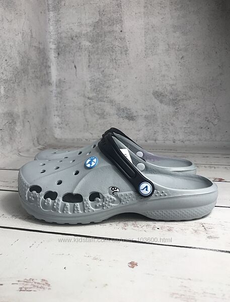 Крокси сабо дитячі для хлопчиків Vitaliya Сірий 112