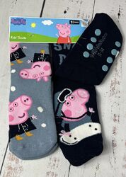 Шкарпетки набір дитячі махрові на дівчинку Peppa Pig Різнобарвний 42/100