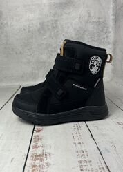 Термочеревики зимові дитячі на хлопчика Softshell American Club Чорний 718