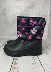 Чоботи дитячі для дівчаток EVA Olimp Чорний 628