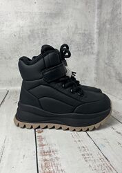 Черевики зимові дитячі на дівчинку Clibee Чорний 750