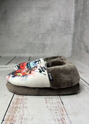 Капці домашні дитячі для хлопчика Waldi Коричневий 547