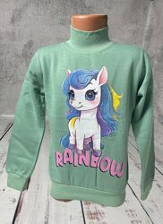 Гольф водолазка байкова дитяча на дівчинку CitCit Зелений 1226