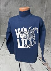 Гольф водолазка байкова дитяча на хлопчика CitCit Темно-синій 1227