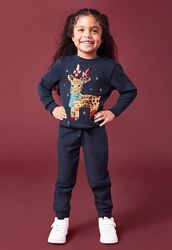 Костюм байковий дитячий на дівчинку Lupilu Темно-синій 1197