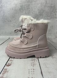 Черевики зимові дитячі на дівчинку Clibee Рожевий 023