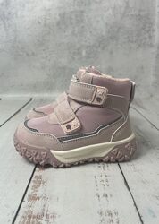 Черевики зимові дитячі на дівчинку Clibee Рожевий 038