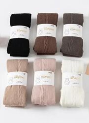 Колготки кашемірові дитячі Корона Косичка Різнобарвний 1230