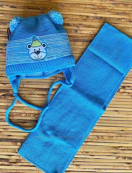 Детская зимняя шапка для малыша