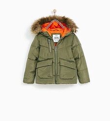Теплая демисезонная куртка Zara, разм. 6/116 см