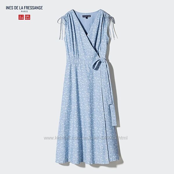 Сукня бавовняна Uniqlo колекція Інес де ля Фрессанж