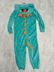 Дитячий махровий комбінезон дракончик 5-6р