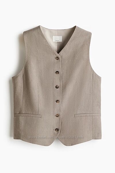Лляний жилет H&M, розмір M/L