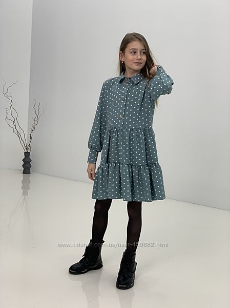 Модное платье  - подросток, в наличии, размер 128 и 146