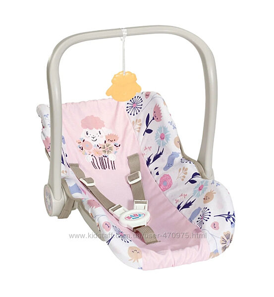 Крісло-переноска для ляльки BABY BORN 2 в 1 Квітковий стиль 838518