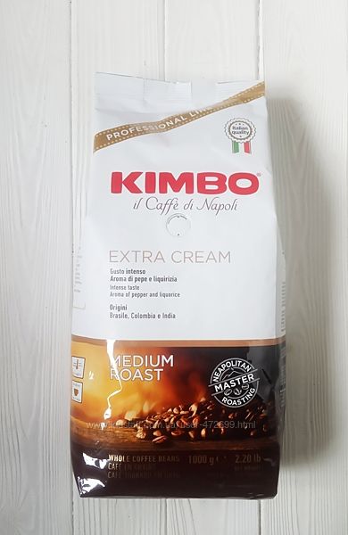 Кава в зернах Kimbo Extra Cream Espresso Bar 1000g Італія